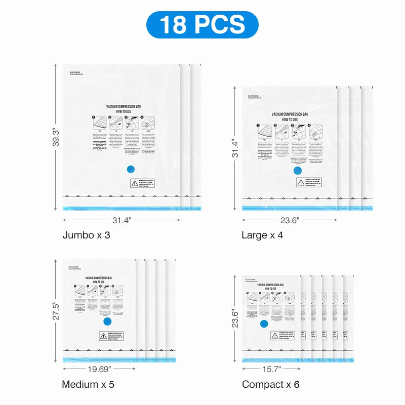 Premium Space-Saving Vacuum Bags™